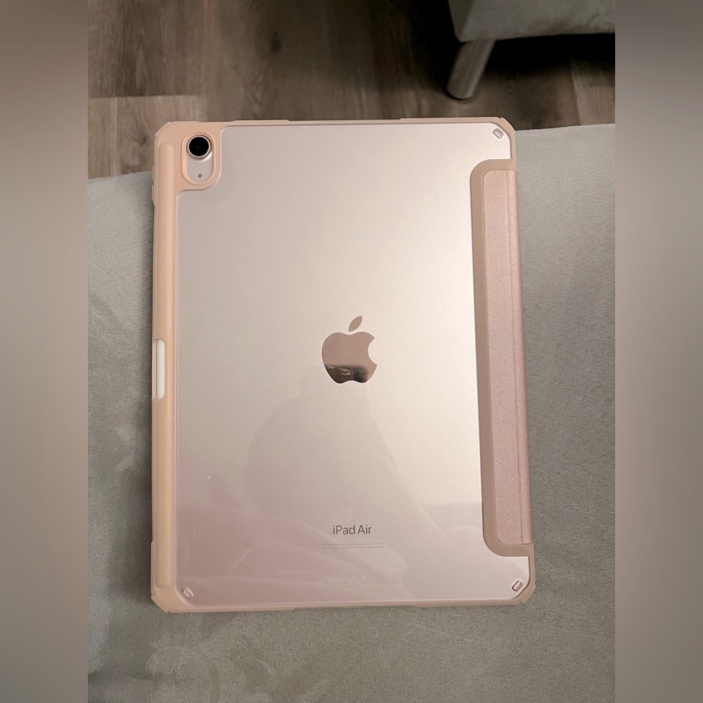 Rose gold iPad Air